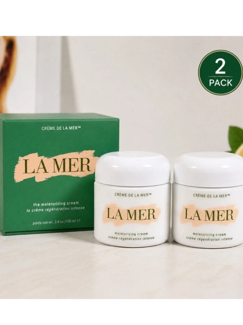La Mer Crème de la Mer Moisturizing Cream 100ml/3.4floz Luxury Face Moisturizer